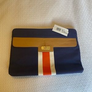 C Wonder red, white, blue clutch with tags